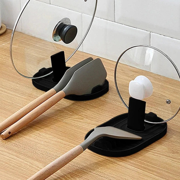 Suporte para talheres e tampas