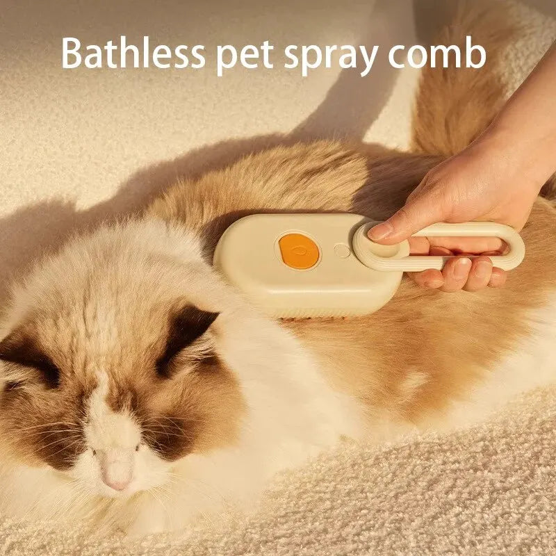 Escova de massagem com vapor para gatos