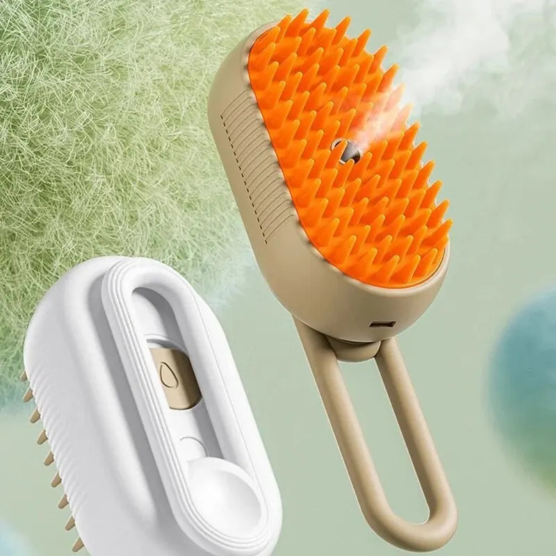 Escova de massagem com vapor para gatos