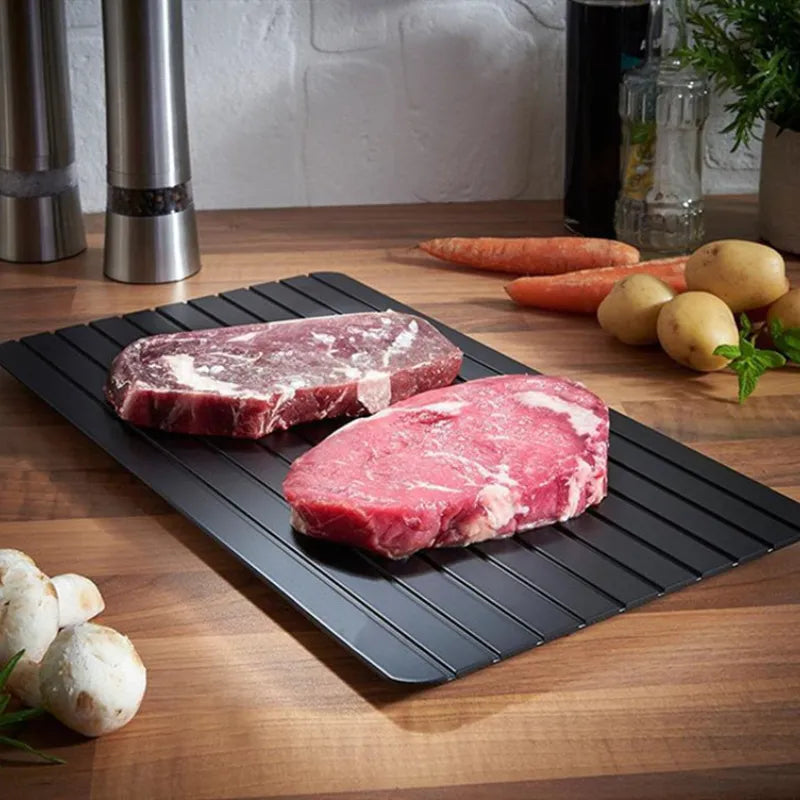 Tábua para descongelamento rápido de carnes
