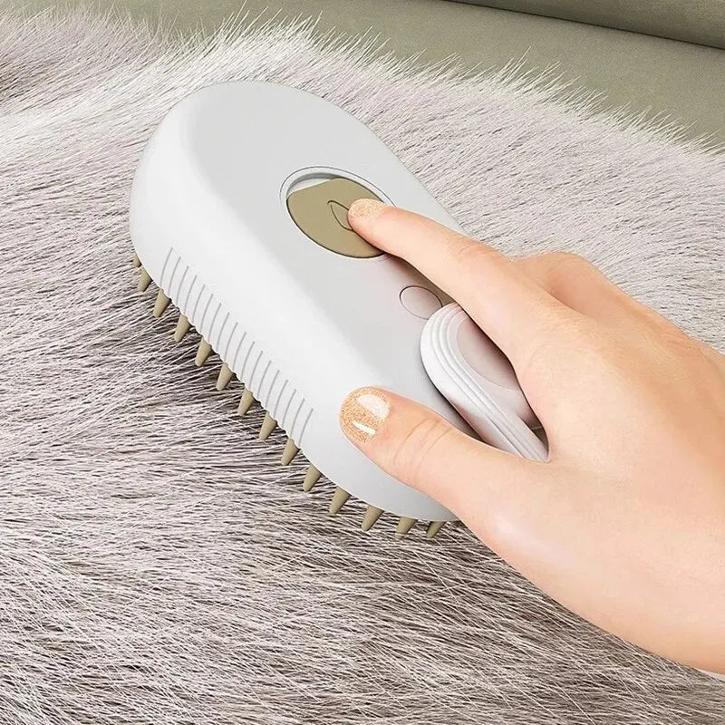 Escova de massagem com vapor para gatos