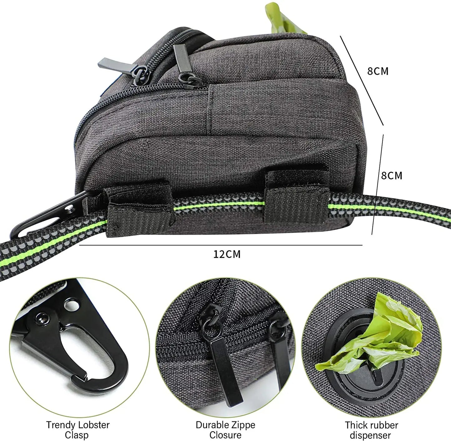 Mini mochila de saquinhos para cães