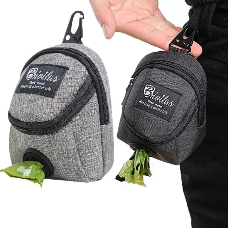 Mini mochila de saquinhos para cães